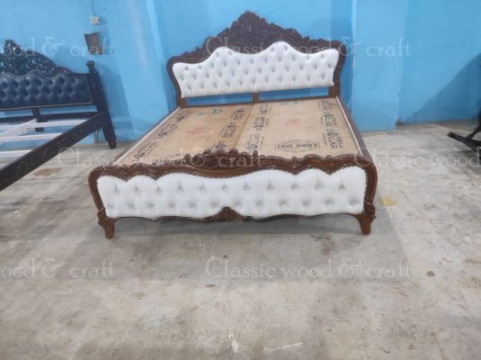 wood carving bed